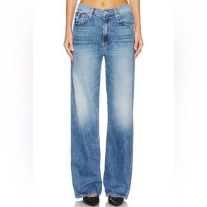 MOTHER Denim The Dodger Sneak Wide Leg in Tomorrow Never Knows